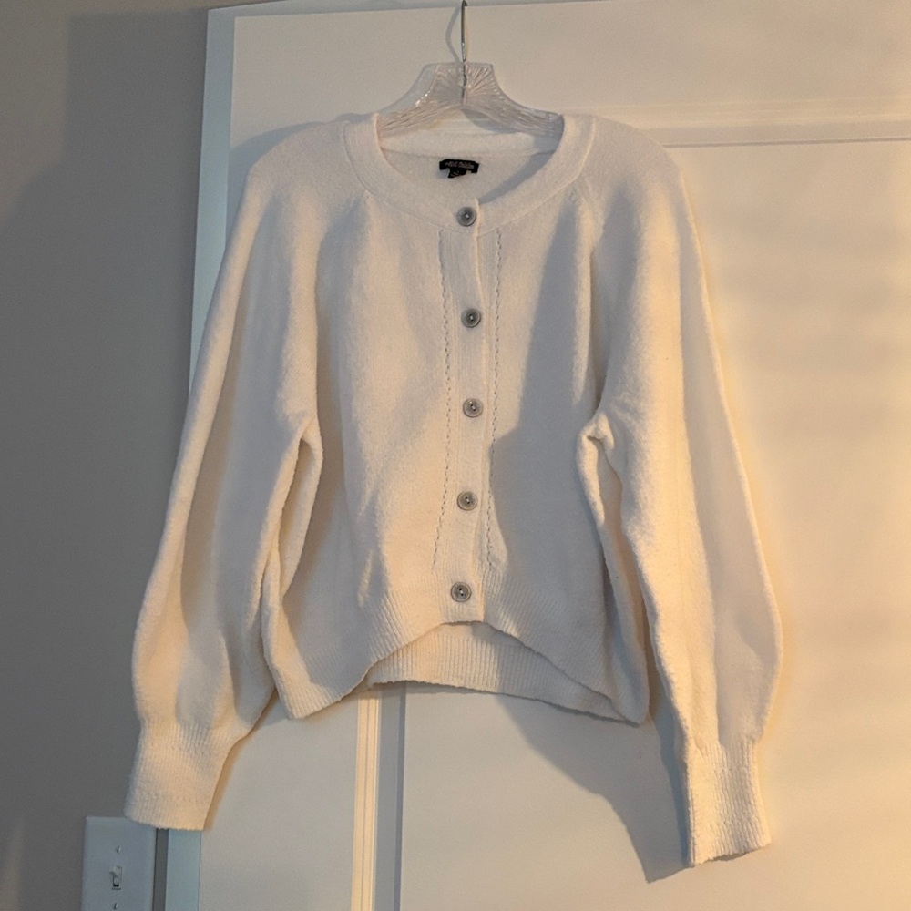 Wild Fable Cream Button-Up Cardigan
